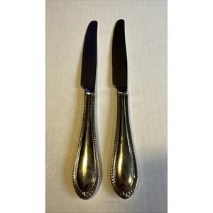 2 Dinner Knives Waterford Northbridge Stainless Flatware Used